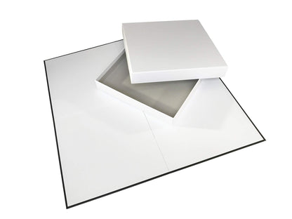 Apostrophe Games Blank Game Board & Box (20" x 20" Board) Create Your Own Board Game, DIY Board Game, Family Board Games