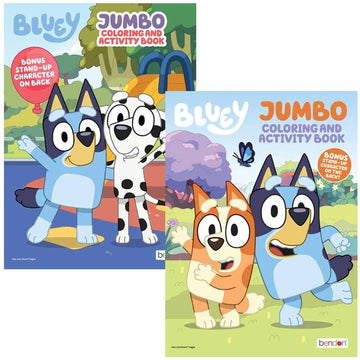 Bendon Bluey Coloring and Activity Books 2-Pack - Kids Drawing Kit with Puzzles, Mazes & Educational Games