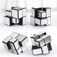 Mirror Speed Magic Cube 2X2 Puzzle 2x2x2 Speed Cube QiYi Toys 2x2 Speed Cube Magic Puzzle Cube for Children and Adults Silver