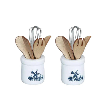 2Pcs 1/12 Miniature Kitchen Utensils Dollhouse Decoration Accessories, Decor