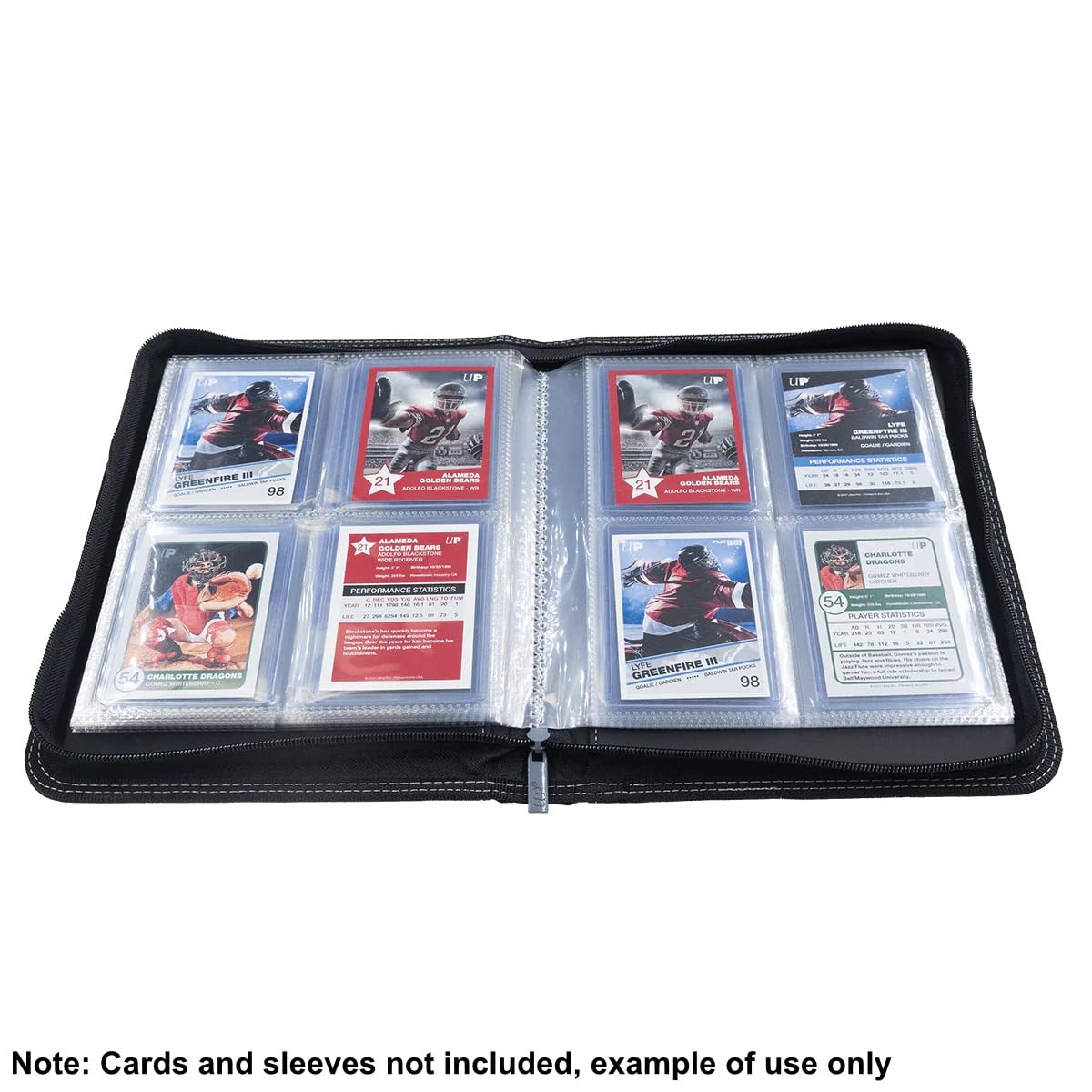4-Pocket Toploader Zippered Premium PRO-Binder