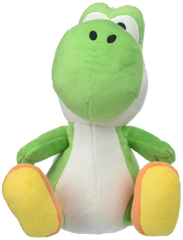 Little Buddy Super Mario All Star Collection 1416 Yoshi Stuffed Plush, 8",Multi-colored
