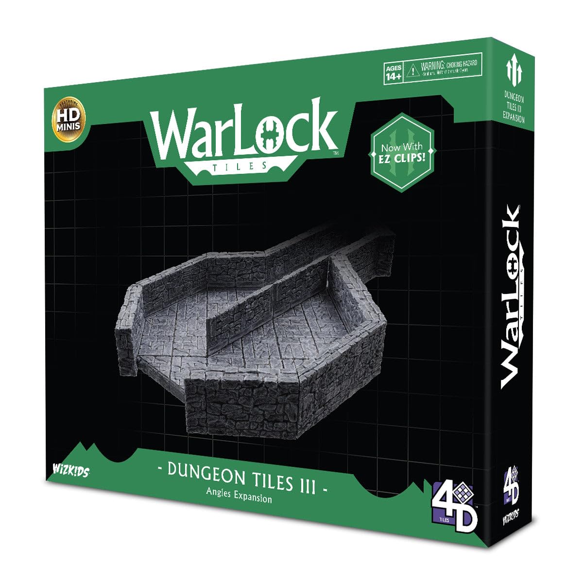 WizKids Warlock Tiles: Expansion - Dungeon Tile III Angles