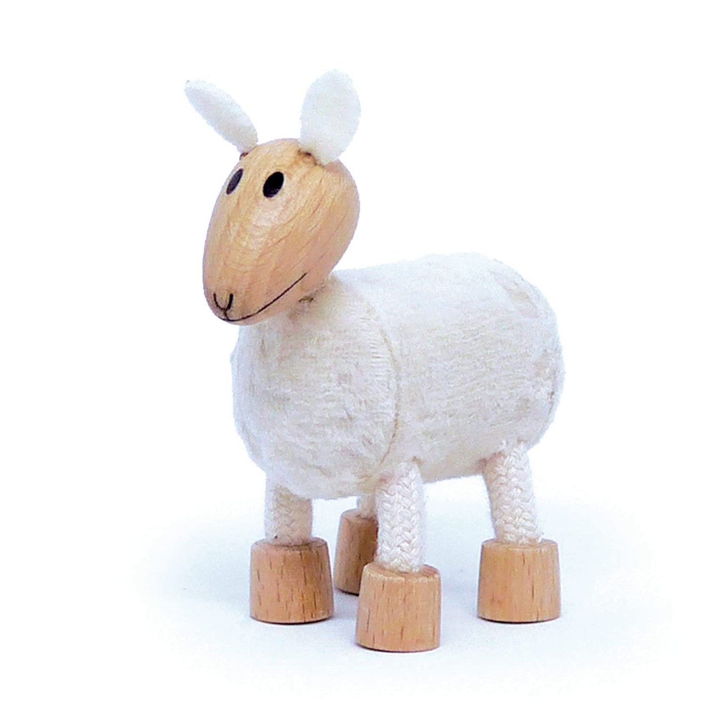 Sheep Wooden Animal Toys for Toddler, Fun and Posable Wooden Farm Toy, Wooden Toys, Wood Farm Animals, Early Education Boys and Girl, Bendable Figures