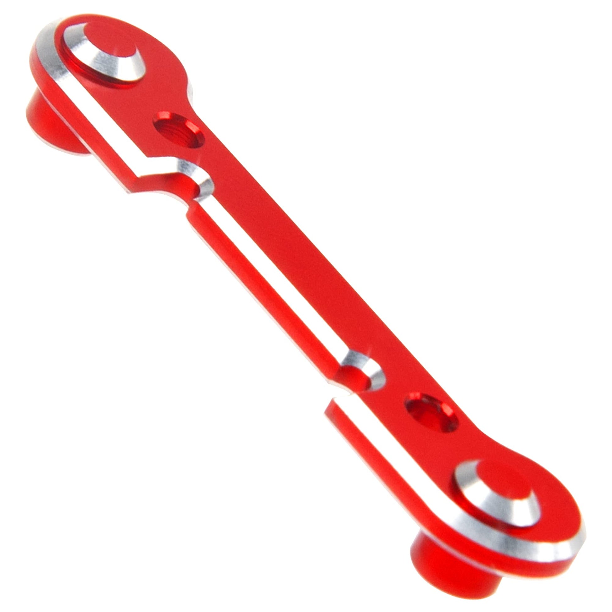 Vgoohobby Front Rear Swing Arm Reinforcement Mounts Plate Compatible with WLtoys 144001 144002 144010 124016 124017 124018 124019 RC Car (Red)