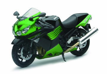 2011 Kawasaki ZX-14 Ninja Green Motorcycle Model 1/12 by New Ray