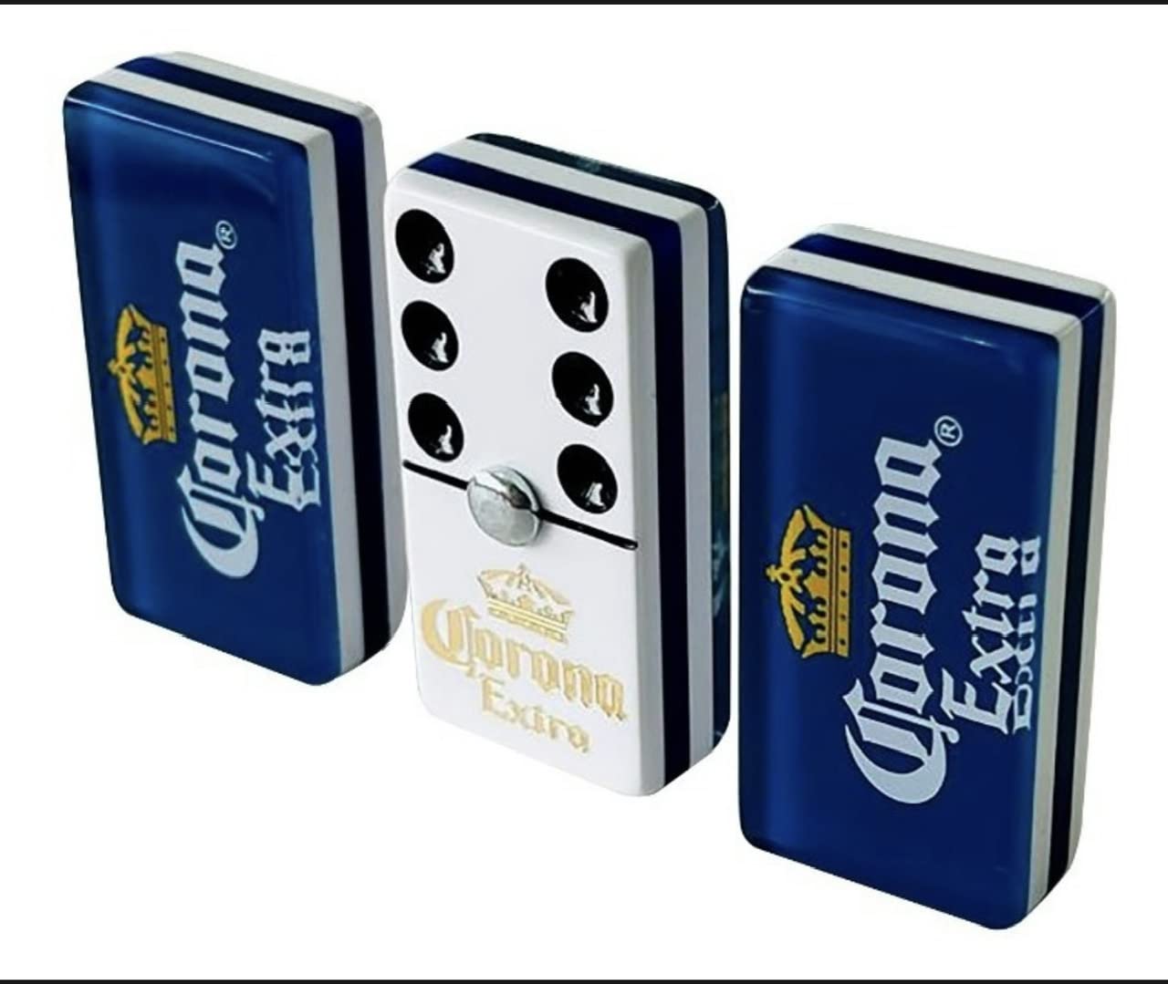 Trujillo Domino Corona Hecho en Mexico * Tamaño Jumbo : 2" x 1" x .5" * 100% Acrílico