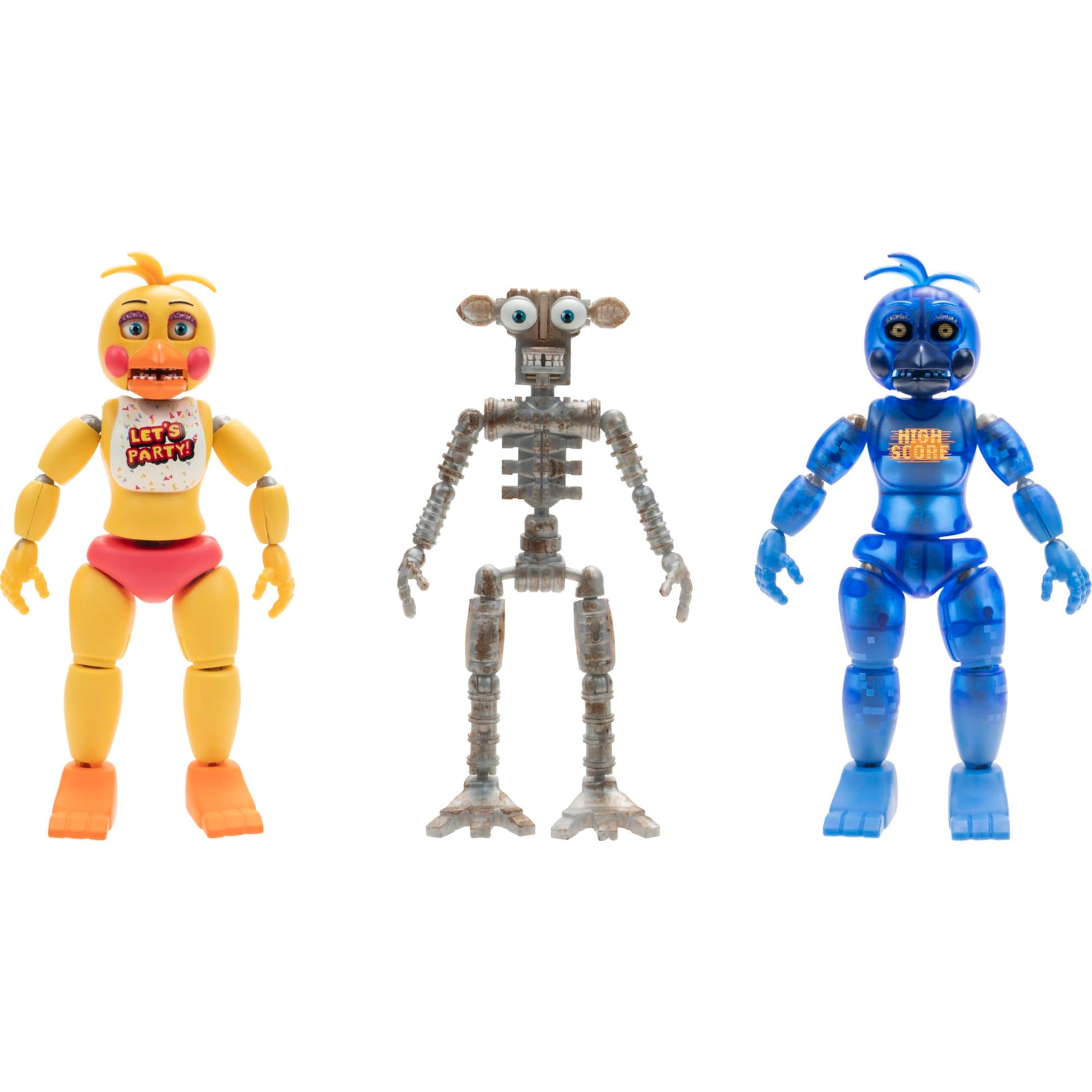 Five Nights at Freddy’s Endo-Series Collector Figure - 6-Inch Endo-1 with Swapable Toy Chica and Highscore Toy Chica Parts