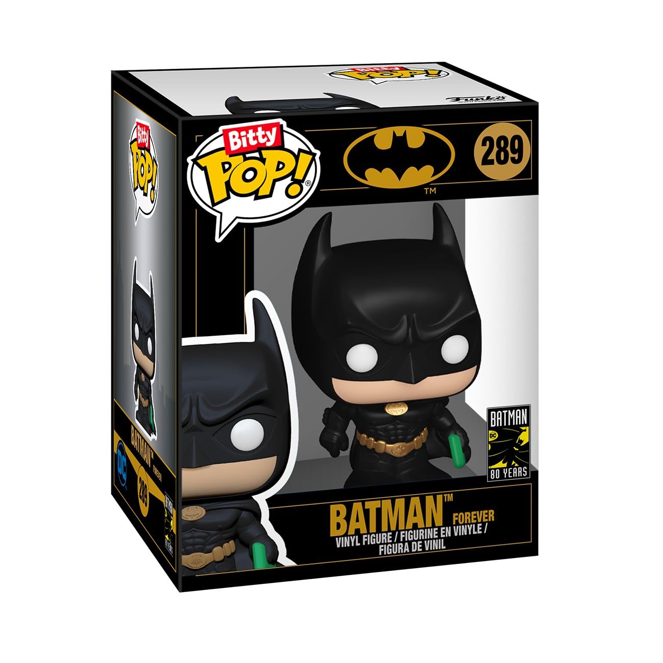 Funko Bitty POP! Batman 85th - Two Face, 4-Pack and A Surprise Mystery Mini Figure - 0.9 Inch (2.2 Cm) - DC Comics Collectable - Stackable Display