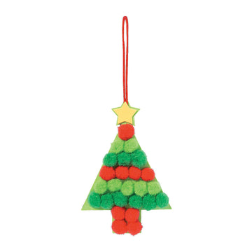 Pom-Pom Christmas Tree Craft Kit - Crafts for Kids and Fun Home Activities