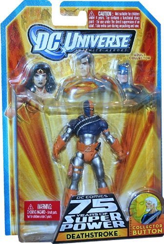 DC Universe Infinite Heroes 75th Anniversary Deathstroke With Collector Button