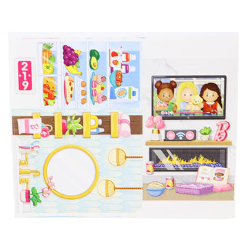 Replacement Labels for Collectible Fisher-Price Little People Barbie Dreamhouse Family Dollhouse Playset HCF61 and HKB80 - Replacement Sheet of