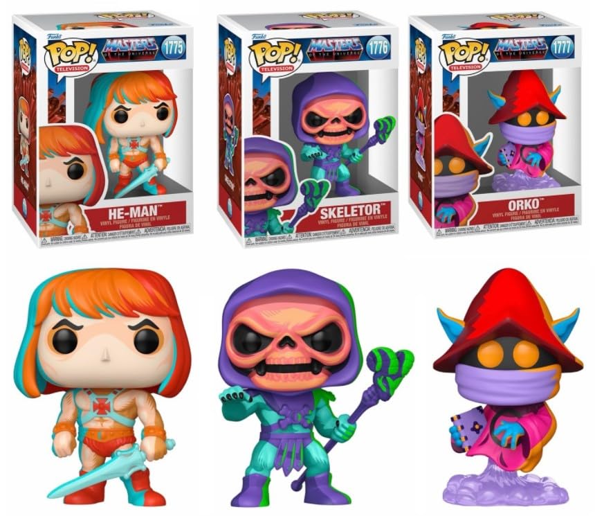Funko Masters of the Universe Pop! TV Complete Set (3)