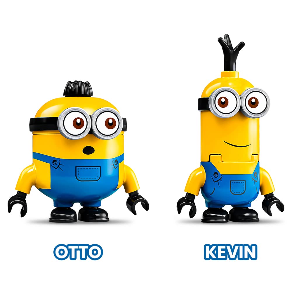LEGO The Rise of Gru: Minions in Gru’s Lab (75546) Building Toy for Kids, an Exciting Toy Lab Set with Kevin and Otto Minion Figures, New 2021 (87