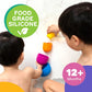 Mobi Oomplz Water Toys - Baby Stacking Cups for Toddlers, Bath Cups, Pool and Tub Toys, Water Play for Babies and Kids, Non Toxic Food Grade Silicone