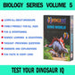 POWERQUIZ Dino World Biology Trivia Game for Kids & Adults