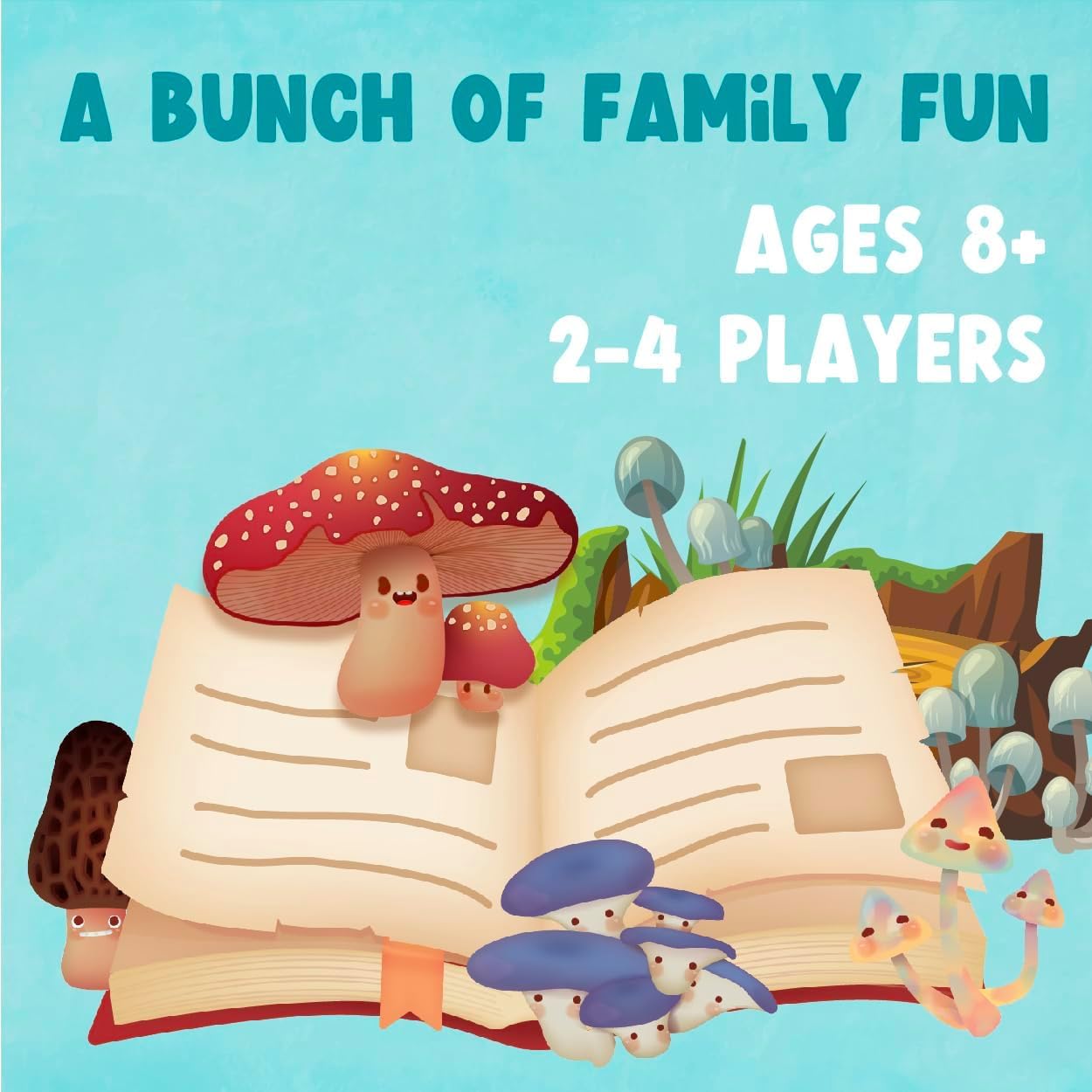 Gamewright A Bunch of Fun Guys - Family Board Games & Kids Games | Card Bidding Game for Kids 8+ | Cooperative Rescue Adventure for 2?4 Players