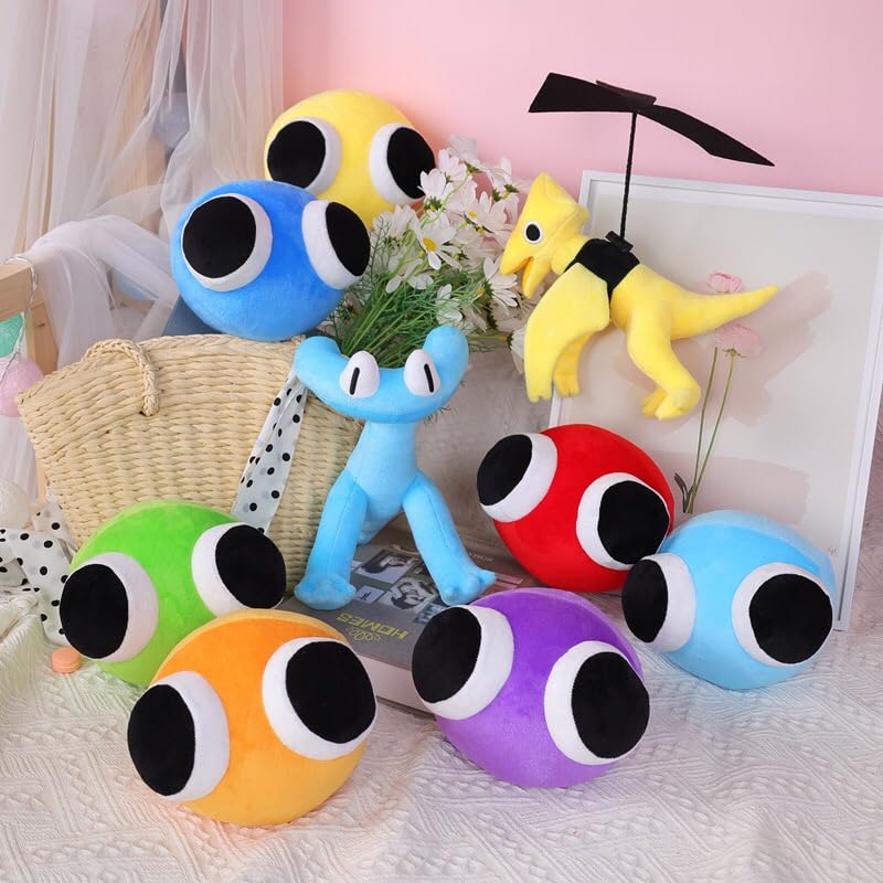 YZONU 9Pcs Friends Plush Stuffed Animal The Game Horror Toys Halloween Christmas Birthday Party Gifts for Best Friends and Fans