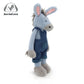 JamieCare 14" Dressing Donkey Stuffed Animal Plush Toy for Girls Boys and Kids, Soft Cuddly Friends Home Decor (Blue) Machine Washable Dolls