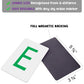 Attractivia Magnetic Big Alphabet ABC Flash Cards - 26 Sturdy Uppercase Large Letters - for Classroom Teachers, Homeschool, ESL, Toddlers 2-4 Years