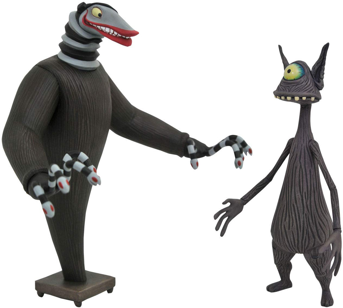 Diamond Select Toys The Nightmare Before Christmas: The Creature Under The Stairs & Cyclops Select Action Figure, Multicolor