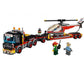 EGO City Heavy Cargo Transport 60183 Toy Truck Building Kit with Trailer, Toy Helicopter and Construction Minifigures for Creative Play (310 Pieces)