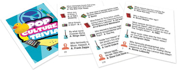 Outset Media Pop Culture Trivia Game - Party Game - Family Game - Travel Game - Fun and Easy to Play - 1200 Trivia Questions - For 2 or More Players