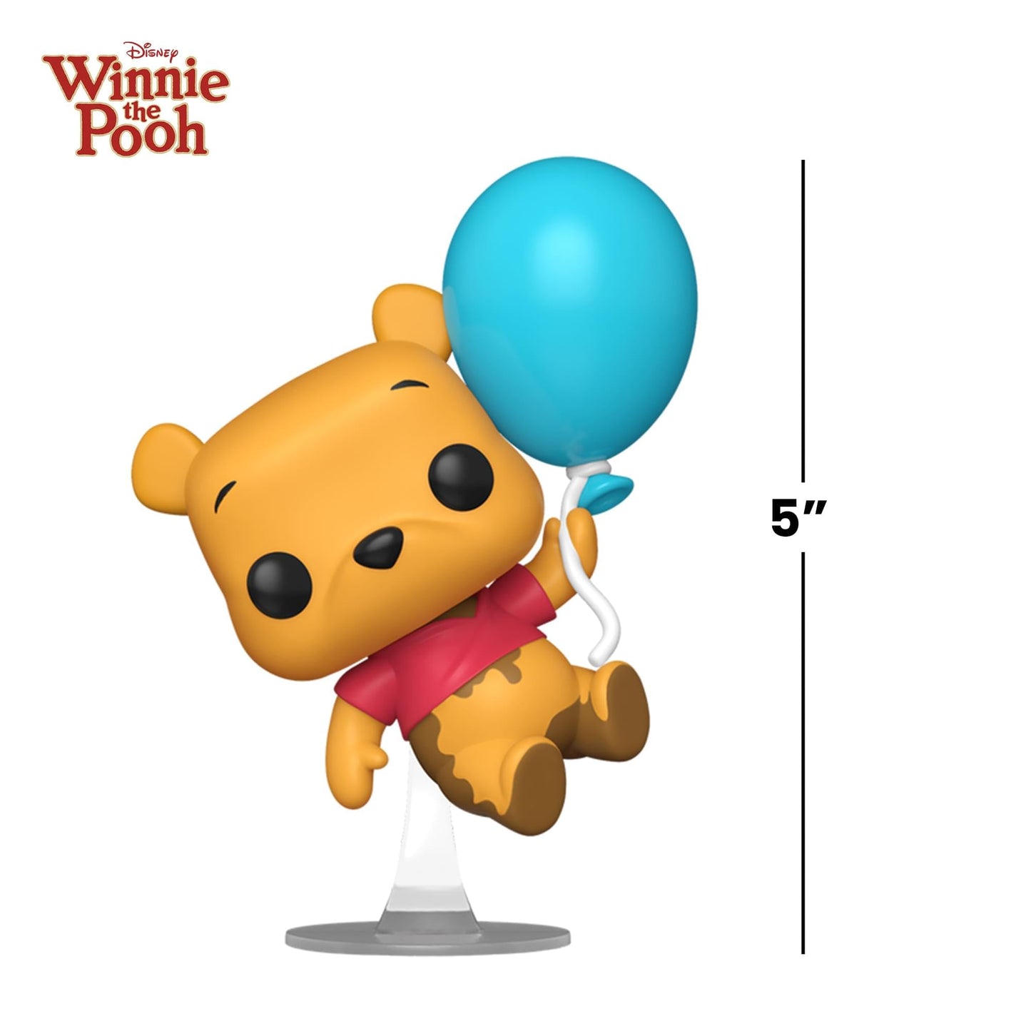 Funko Pop! Disney: Winnie The Pooh - Pooh with Balloon - Collectable Vinyl Figure - Gift Idea - Official Merchandise - Toys for Kids & Adults - Disney