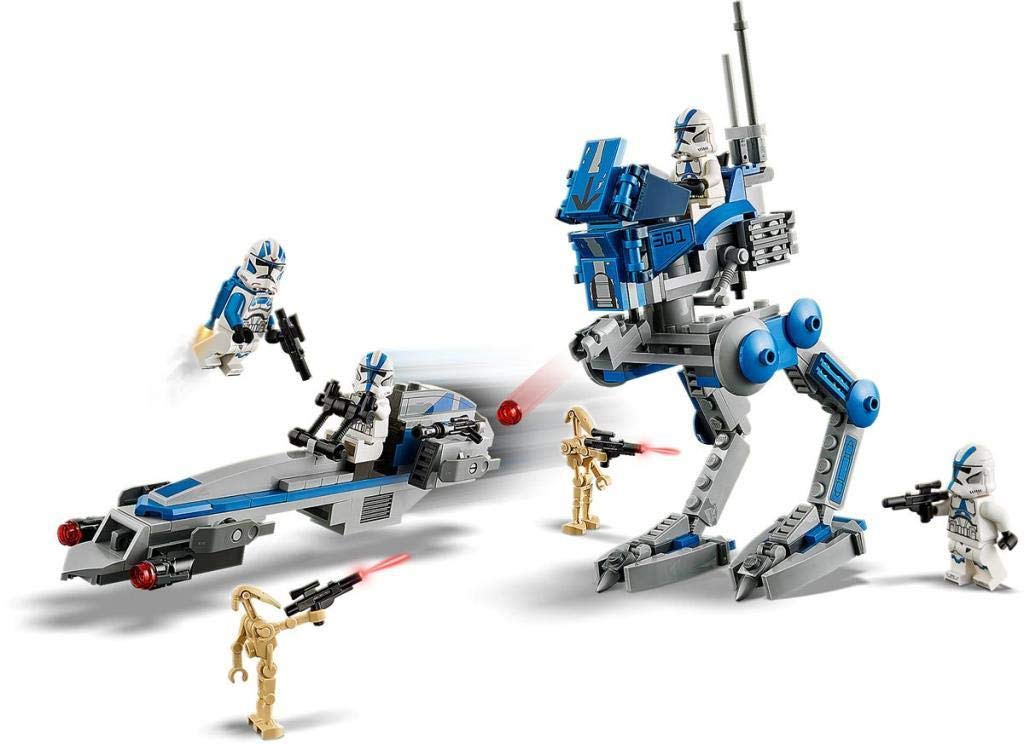 LEGO Star Wars 501st Legion Clone Troopers 75280 Building Kit, Cool Action Set for Creative Play and Awesome Building; Great Gift or Special Surprise