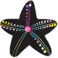 Bright Creations Rainbow Scratch Paper Ocean Animal Ornaments - DIY Doodling Kids Craft Activity - Pack of 50, 5 x 6 in, 10 Designs