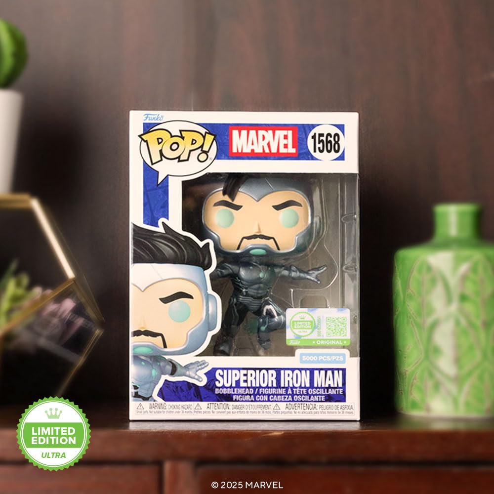 Superior Iron Man with Pop! Protector 1568