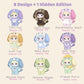 REIVIVORA Nommi V5 Puppy Diary Series Plush Blind Box 1PC (1 of 9 Possible Styles) Cute Figures Collectible Toys Birthday Gifts