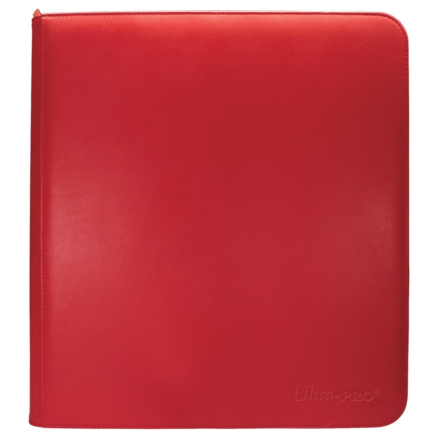 Ultra Pro E-15743 Ultra Pro-12 Pocket Zippered Pro Binder-Red, M