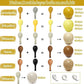 Balloon Garland Arch Kit Pastel Yellow Blush White Sand Brown Balloons Double Stuffed Mustard Yellow Bee Balloons for Neutral Baby Shower Wedding