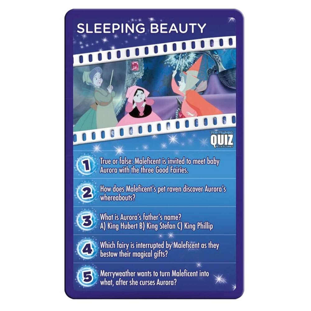 Top Trumps Disney Classic Quiz Game, 500 Questions to Test Your Knowledge and Memory on Frozen, Bambi, Encanto and Ralph Breaks The Internet