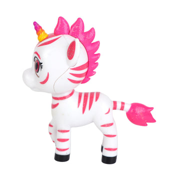 Zoonicorn Emoteez - Aliel Pink Unicorn - Light up Horn Toy Figure