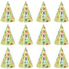 Unique Multicolor Bluey Party Hats - 8 Count | Vibrant Paper Hats with Unique Bluey Designs - Perfect for Kids' Birthdays & Celebrations, One Size