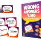 Gray Matters Games Wrong Answers Only: The Ultimate Adult Party Game - A Fun, Competitive Group Guessing Game for 8 Players, Ages 14 and Up - Perfect