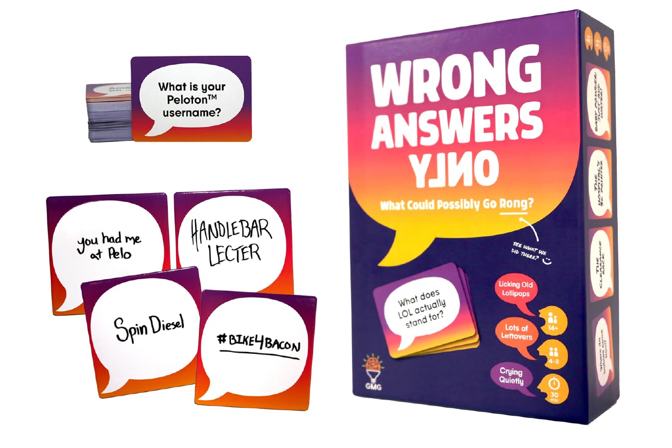 Gray Matters Games Wrong Answers Only: The Ultimate Adult Party Game - A Fun, Competitive Group Guessing Game for 8 Players, Ages 14 and Up - Perfect