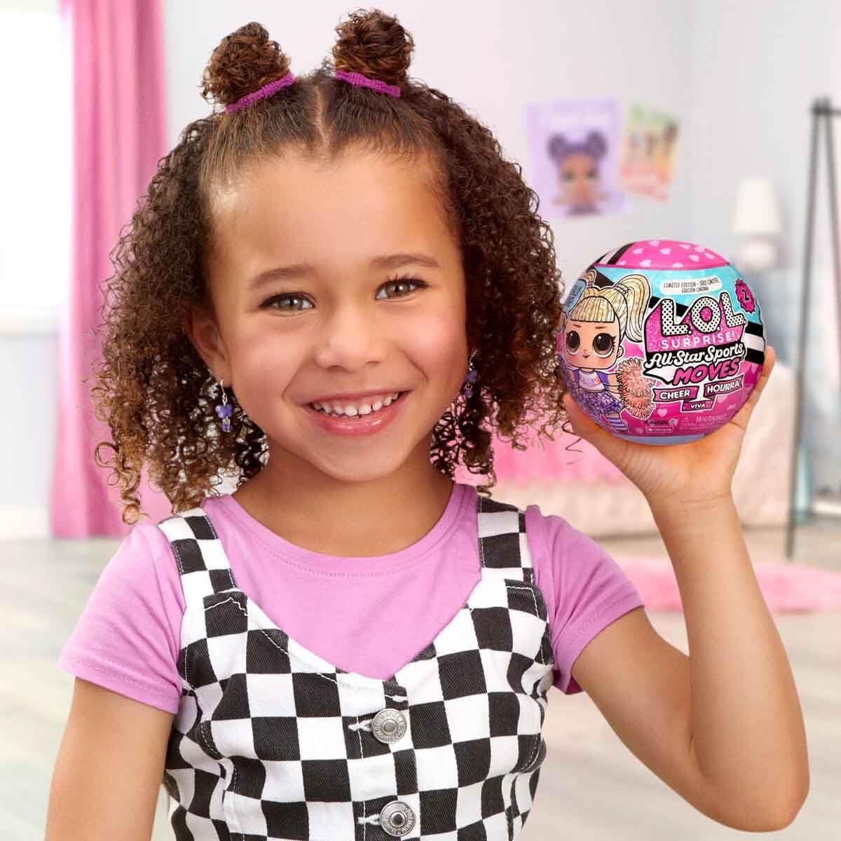 L.O.L. Surprise! All Star Sports Moves - Cheer- Surprise Doll, Theme, Cheerleading Dolls, Mix and Match Outfits, Shoes, Accessories, Limited Edition