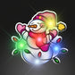 Snowman with Light Strand Flashing Blinking Light Up Body Lights Pins (25-Pack)