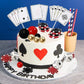 29 PCS Casino Cake Decoration Dice Poker Chips Ball Cake Topper Set