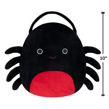 Squishmallows Original Bella The Spider Treat Pail - Official Jazwares Halloween Accessory