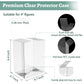 100 Pack Clear Protectors Case Compatible with Funko Pop Protector Case for 4 Inch Figures Collectibles Heavy Duty Crystal Plastic Protector Cases