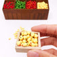 SXFSE Dollhouse Decoration Accessories,10Pcs 1:12 Dollhouse Miniature Fruit Yellow Peach Kitchen Dining Model Play Toy