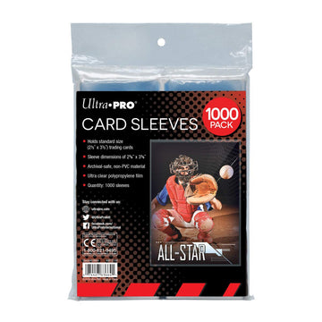 2.5" x 3.5" Soft Trading Card Penny Sleeves (1000ct)