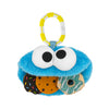 Kids Preferred Sesame Street Cookie Monster On The Go Activity Toy with Silicone Teether, Crinkle Sounds, and Rattle for Babies and Infants