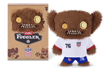 ZURU Fuggler USA Soccer Plush - 9 Inch Funny Ugly Monster Collectible Sports-Themed Plush Toy (Fuggler USA Soccer #76)