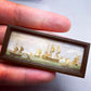 EatingBiting Elegant 1:12 Miniature Wooden Antique Photo Frame Sailboats Mural Wall for minihouse Furniture Landscape, Handcraft Scale Painting