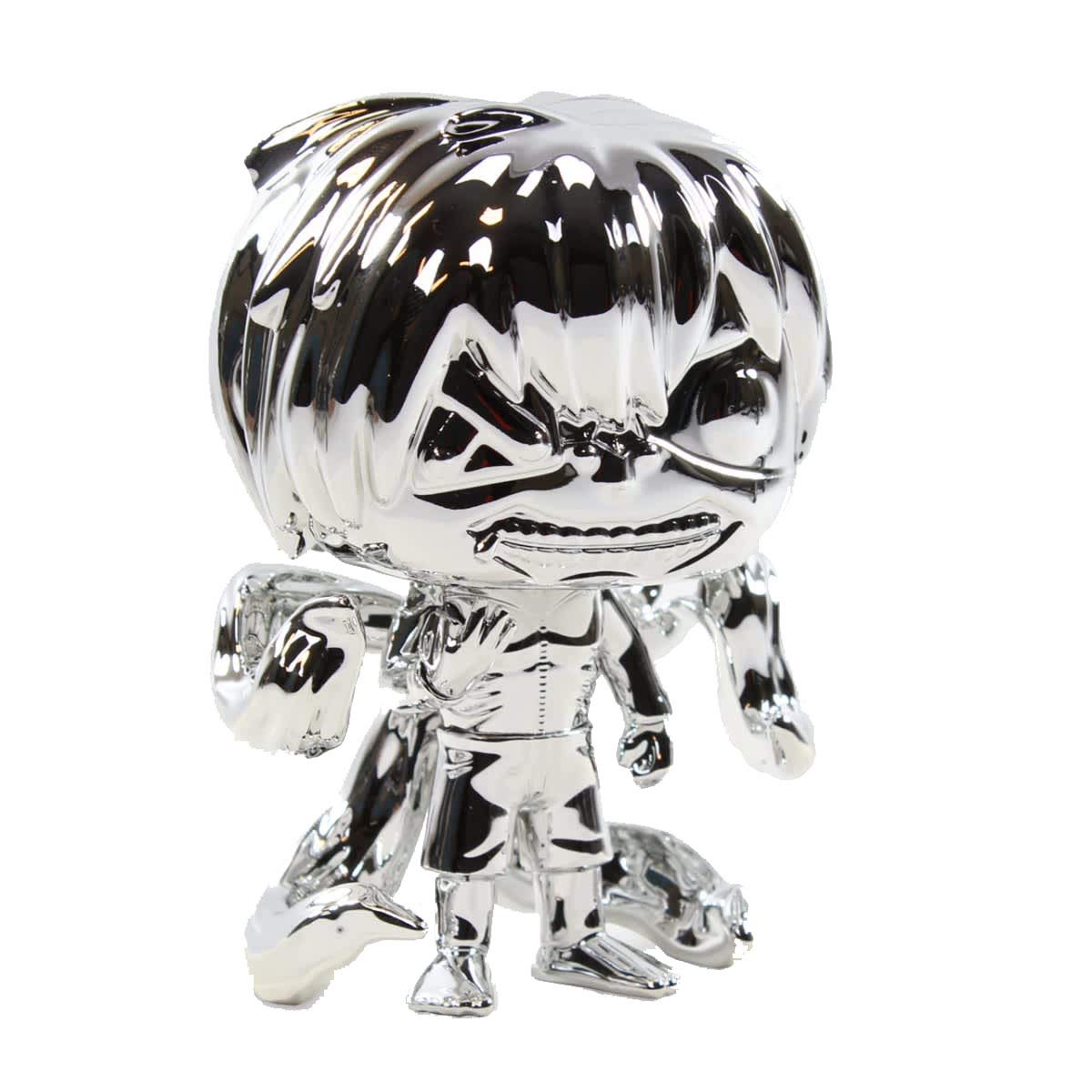Funko Pop! Tokyo Ghoul Ken Kaneki Silver Chrome Funimation 25th Anniversary Exclusive